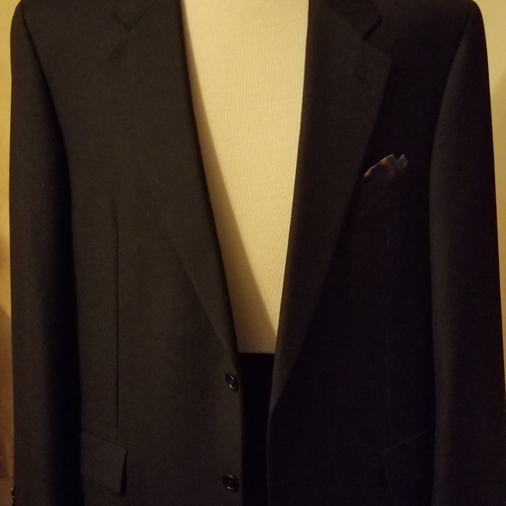 Hickey Freeman Suit Blue